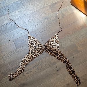 Cheetah Print Going-Out Top